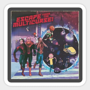 Escape from the Multicurse Logo Sticker